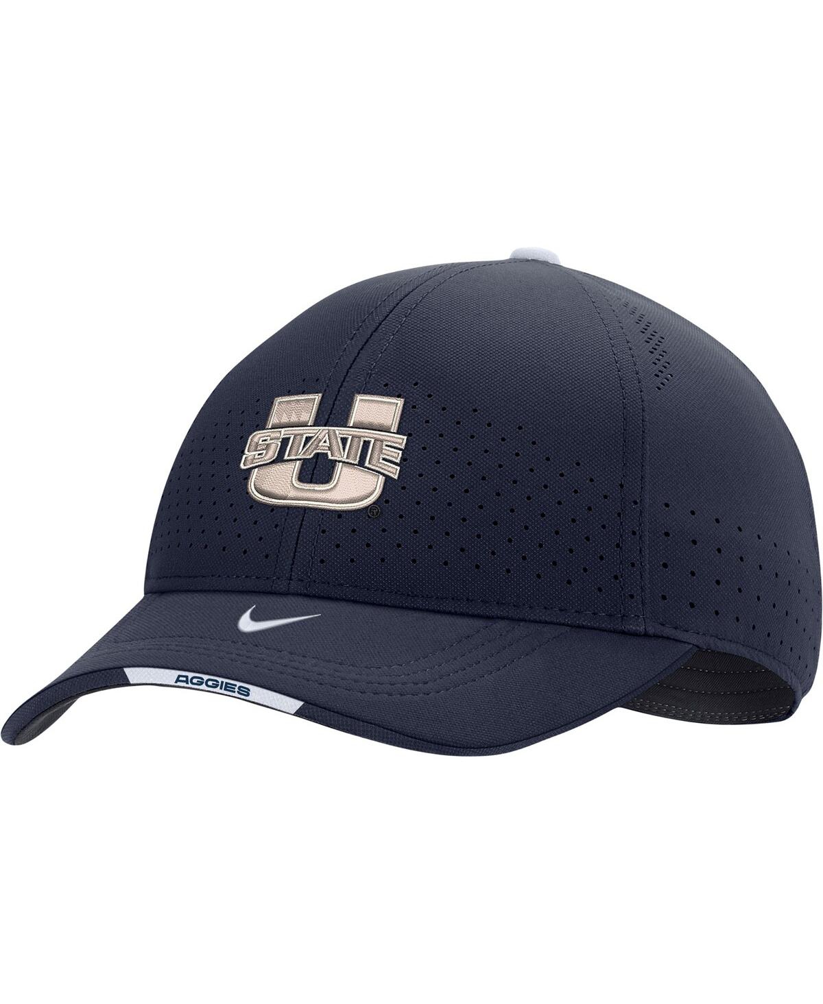 Nike Men's  Navy Utah State Aggies 2022 Sideline Classic99 Swoosh Performance Flex Hat