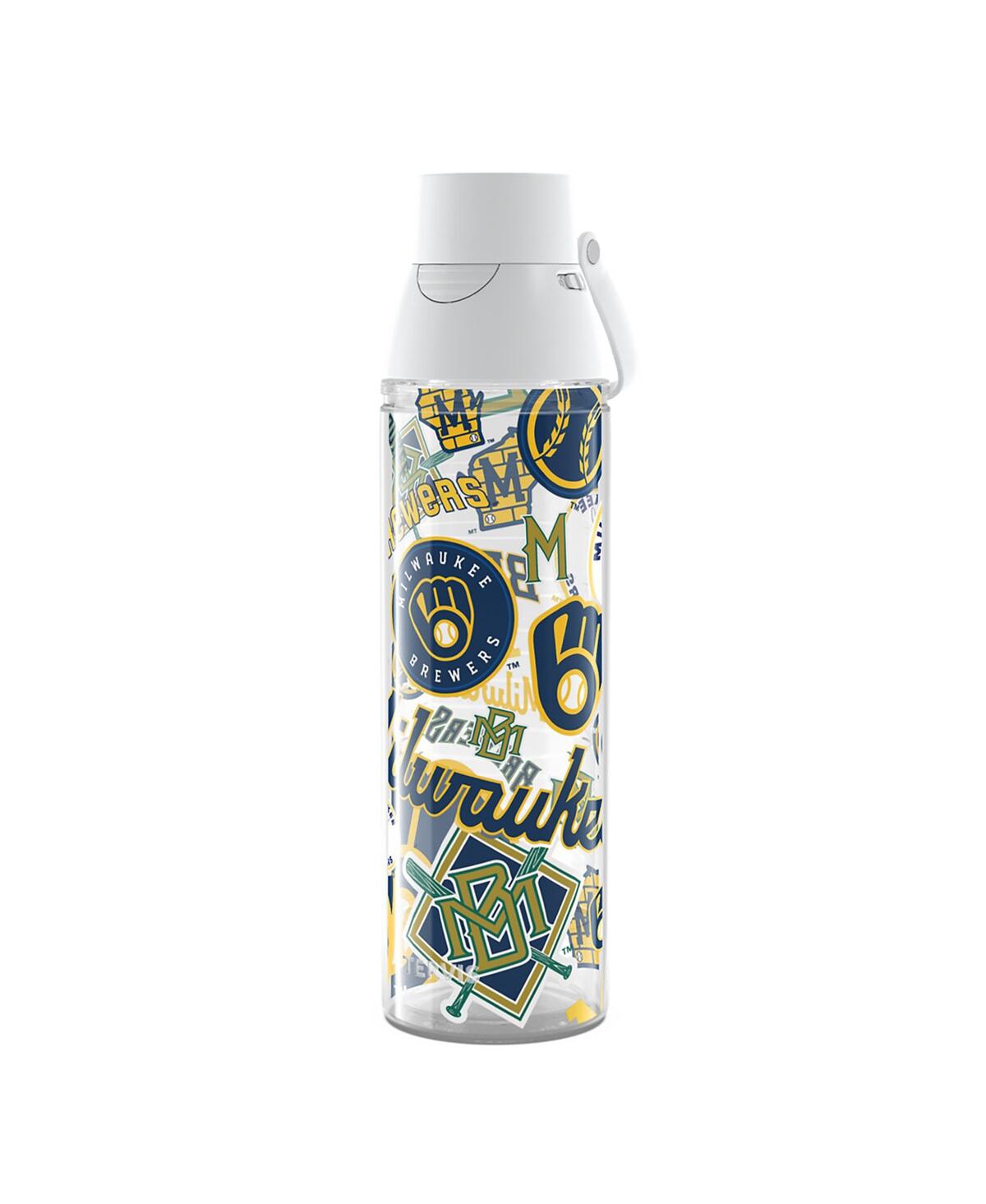 Tervis Tumbler Milwaukee Brewers 24 oz Allover Venture Lite Water Bottle In White