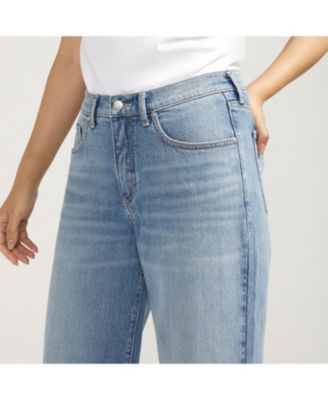 The Slouchy Straight Mid Rise Jeans