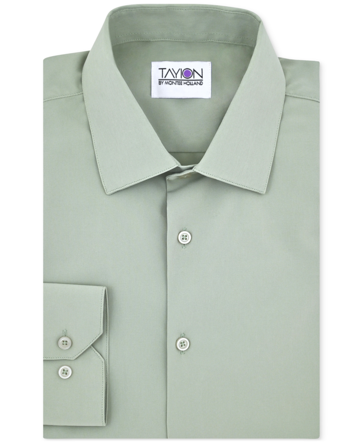 Men's Solid Dress Shirt - Sage Green