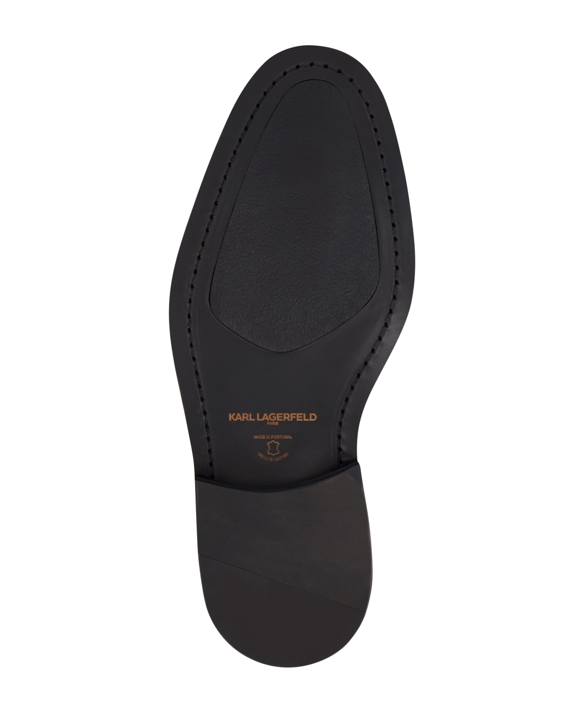 Karl Lagerfeld Paris Men's White Label Monk Strap Moc Toe with Fringe Shoes