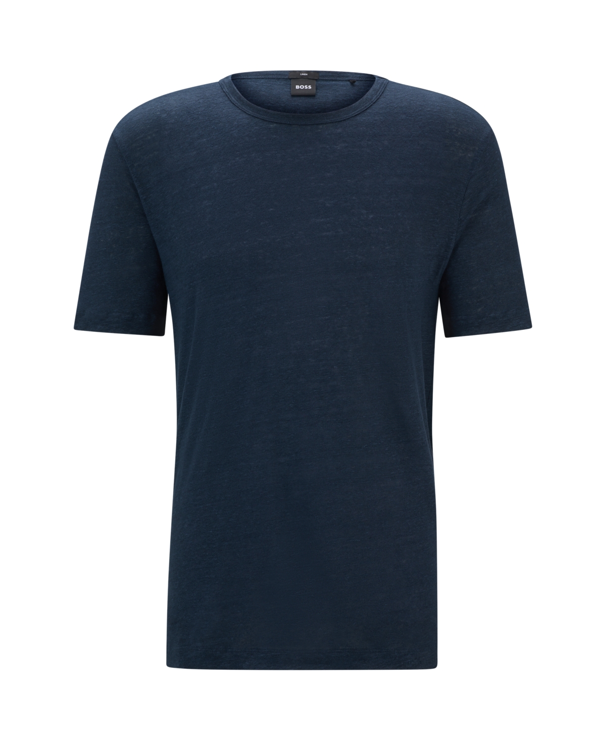Shop Hugo Boss Boss By  Men's Regular-fit T-shirt In Dark Blue