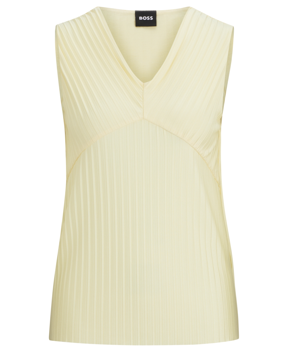 Boss by Hugo Boss Women's V-Neck Sleeveless Jersey Top