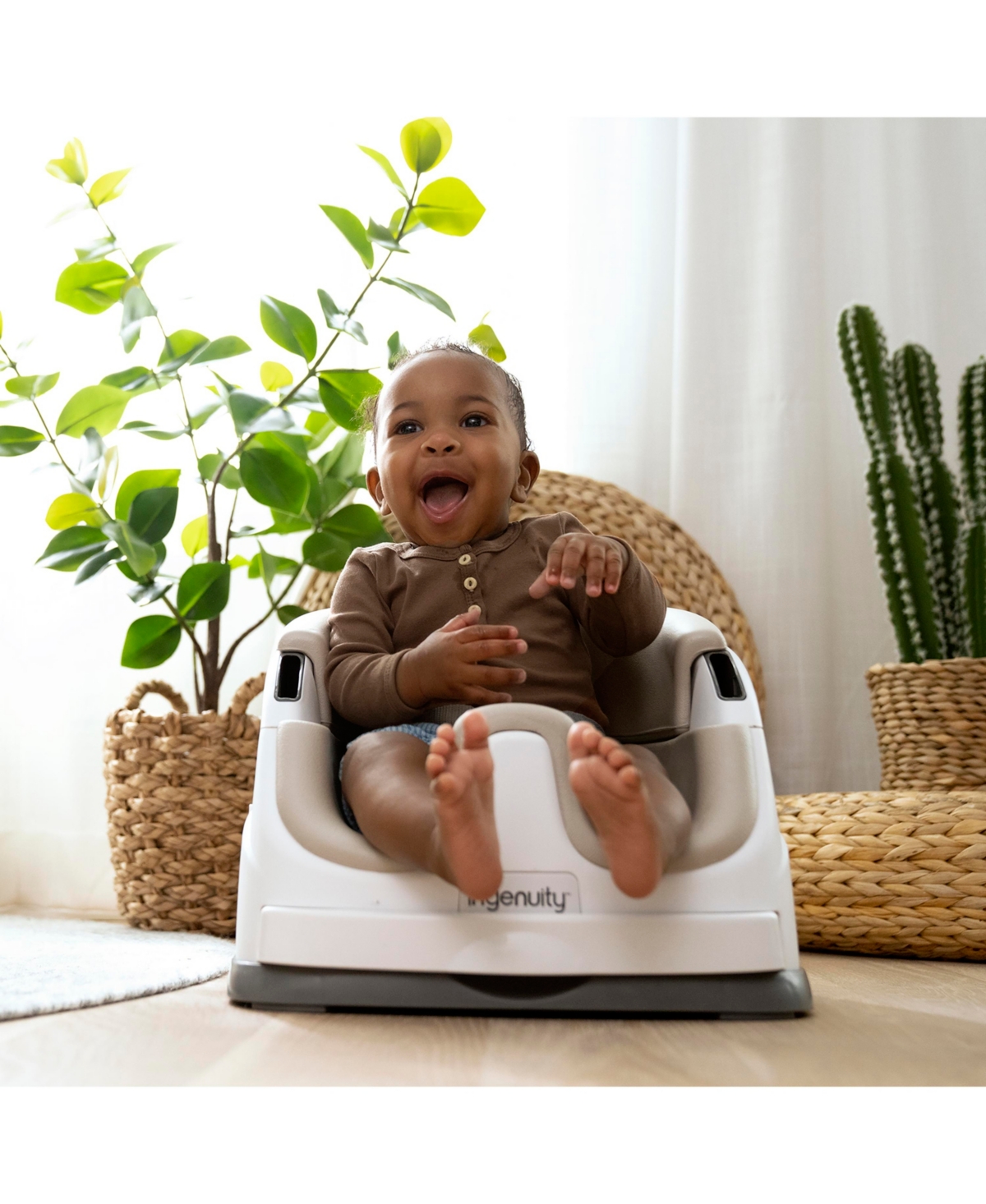 Ingenuity Baby Base 2-in-1 Booster Seat In Cashmere