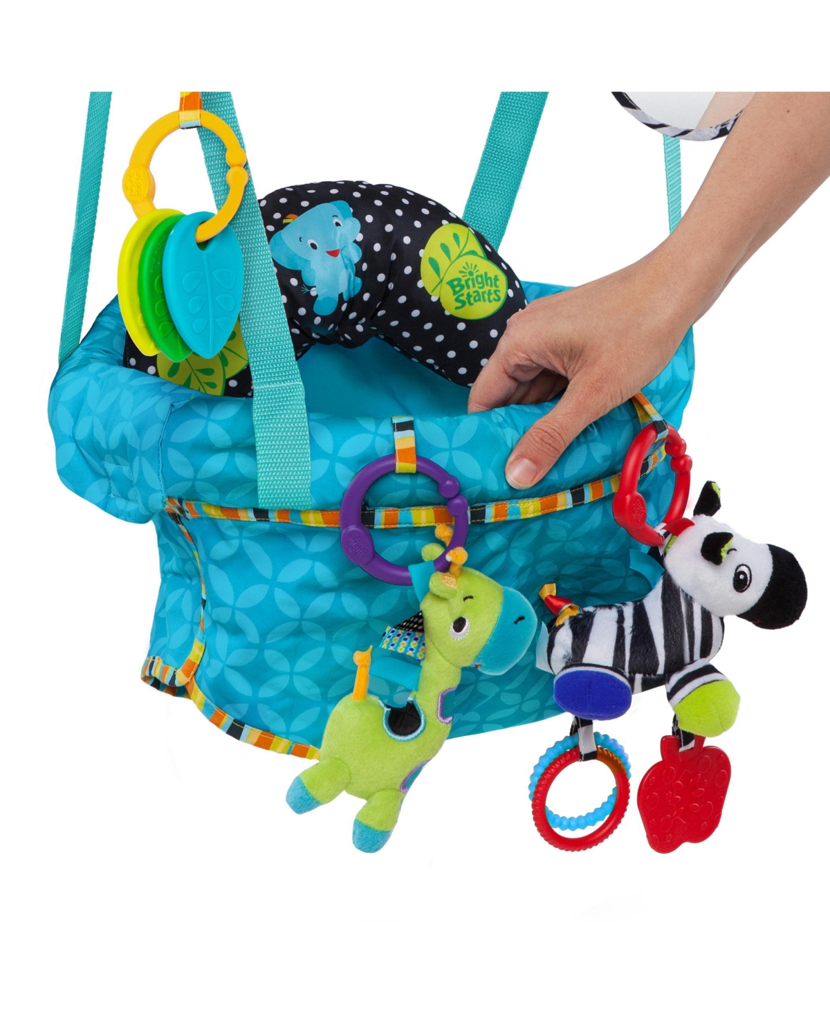 Bright Starts Bounce 'n Spring Deluxe Door Jumper In Multi