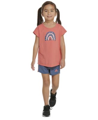 Adidas toddler girl shorts online