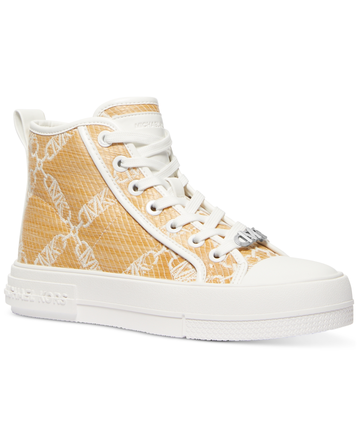 Michael Michael Kors Women's Evy High Top Sneakers - Optic White