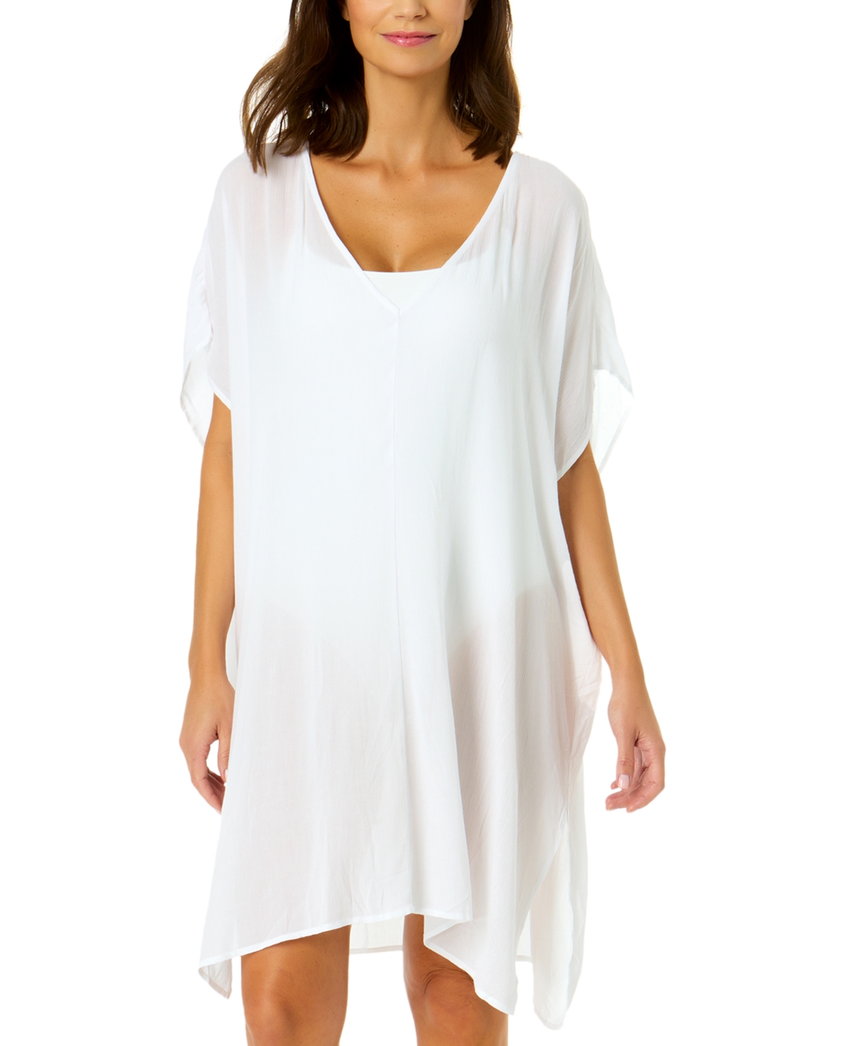 Shop Anne Cole Women's Easy Cover-up Tunic In White