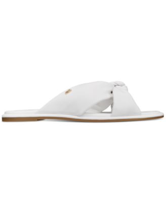 Knotted Slide Casual Leather Sandals