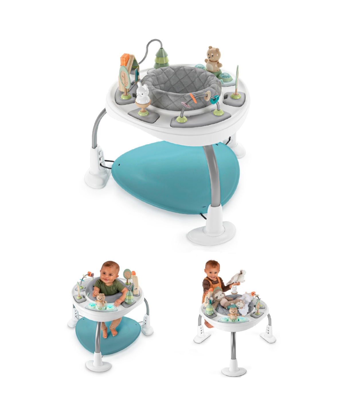 Ingenuity Spring Sprout 2-in-1 Activity Jumper Table In Multi