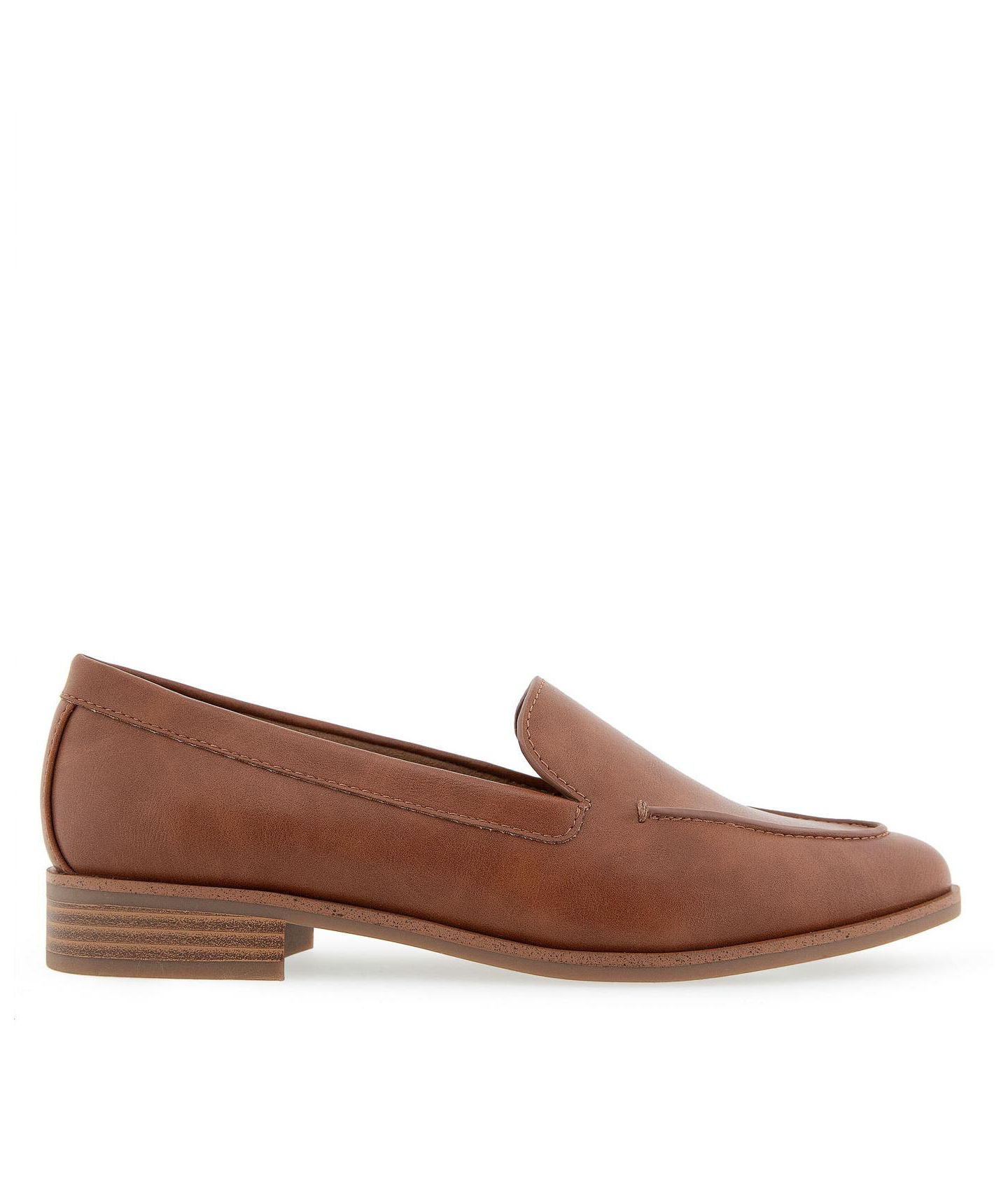 Женские туфли Aerosoles Everest Tapered Dress Loafers, цвет: Рыжевато-коричневая искусственная кожа — фото 2