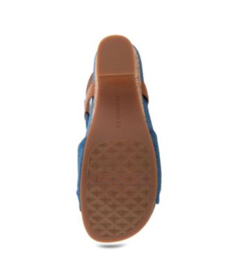 Women's Miki Open Toe Buckle Wedge Sandals