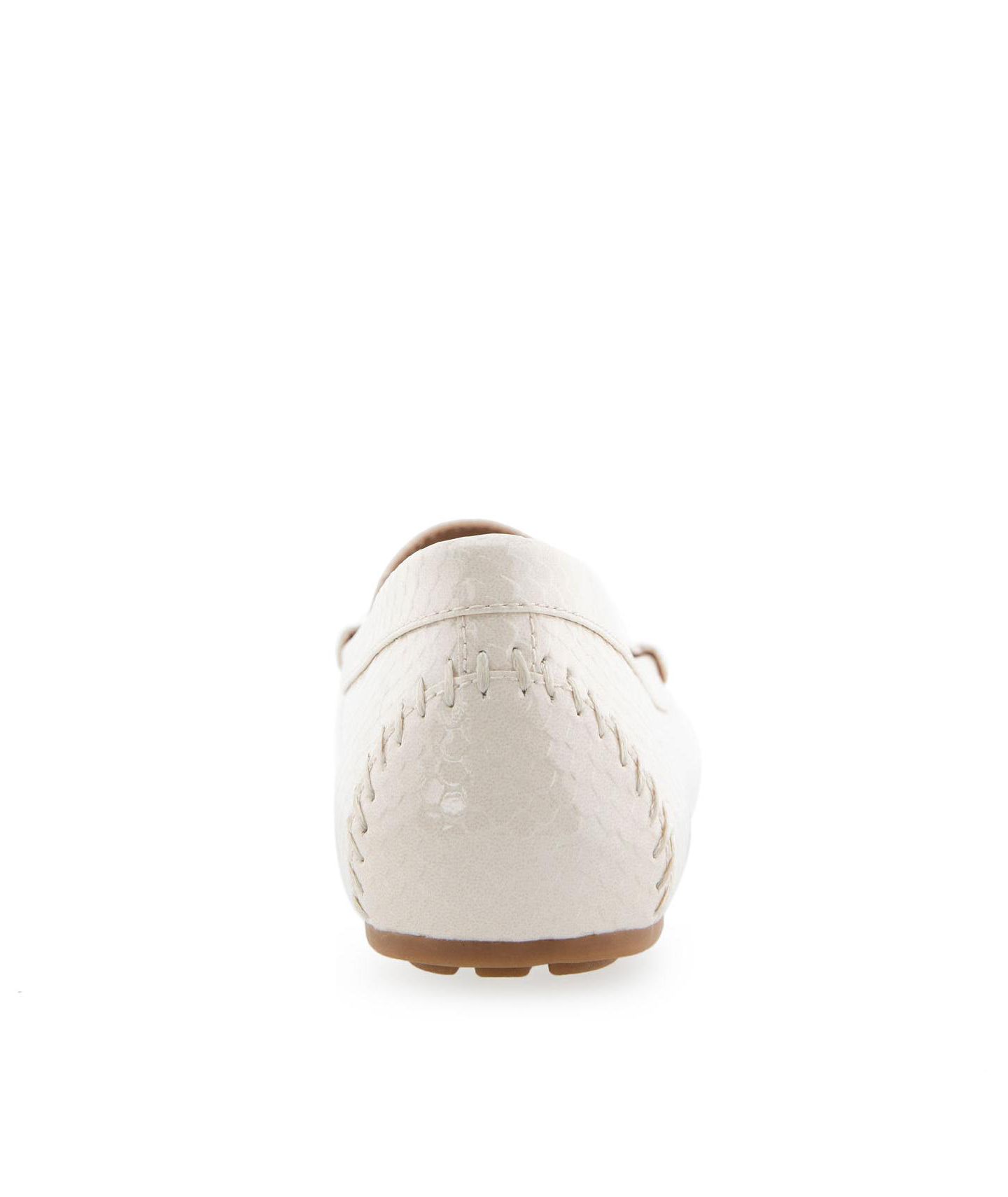 Женские туфли Aerosoles Over-Drive Casual Driver Slip-On, цвет: Сливочный змеиный лаковый — фото 3