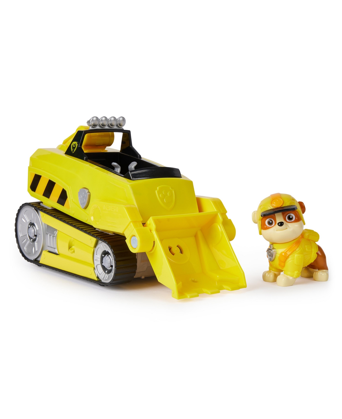 Shop Paw Patrol Jungle Pups, Rubble Rhino Vehicle, Toy Truck With Collectible Action Figure In Multi-color