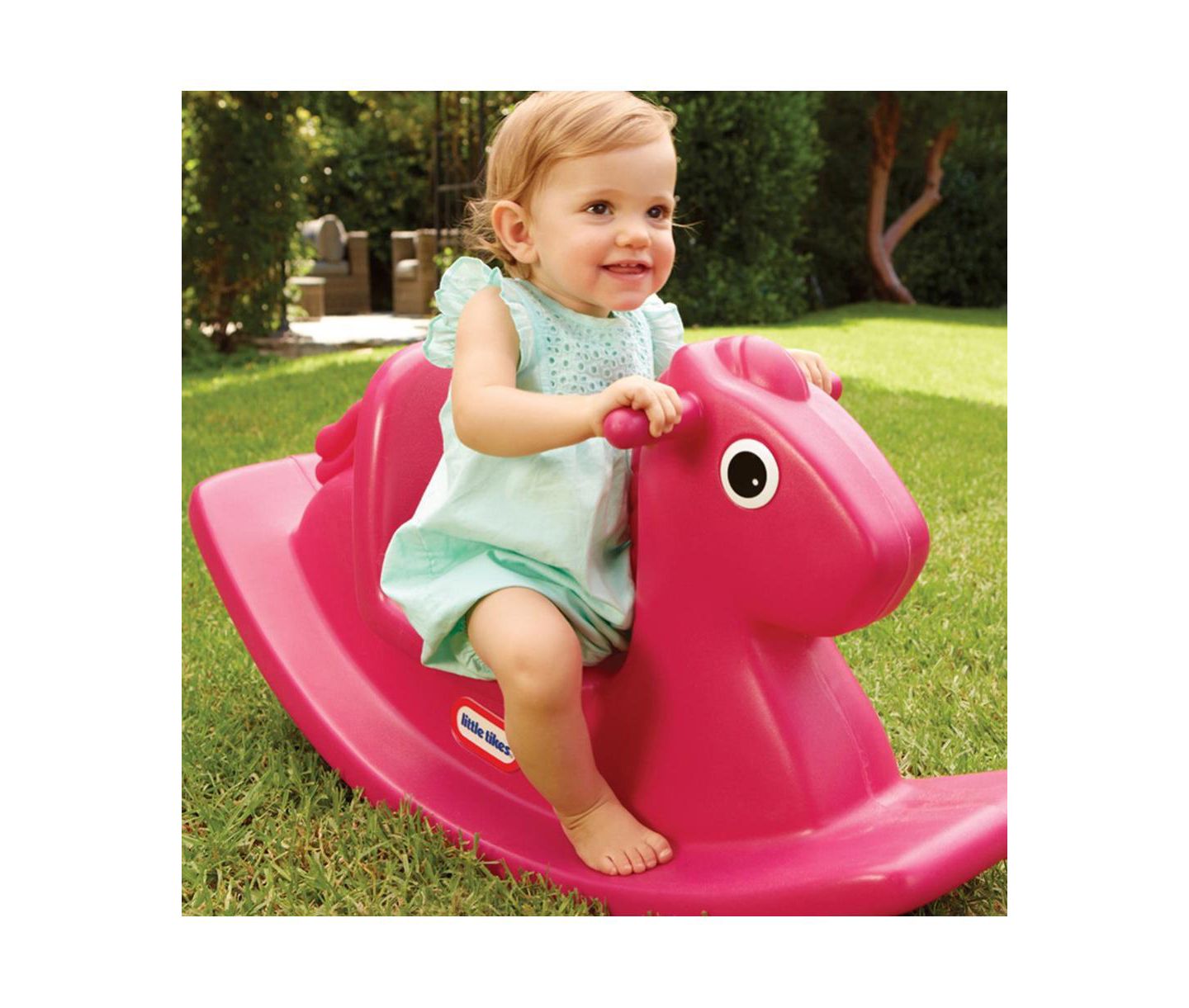 Детская игрушка Little Tikes Rocking Horse Plastic with High-Back Seat and Low Saddle, 50-Pound Capacity, Ages 12 Months and Up — фото 3