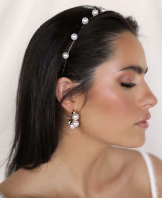 Imitation Pearl Studded Headband