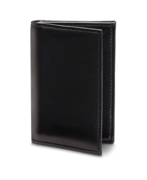 Bosca Men's Old Leather Full Gusset 2 Pocket Card Case With ID