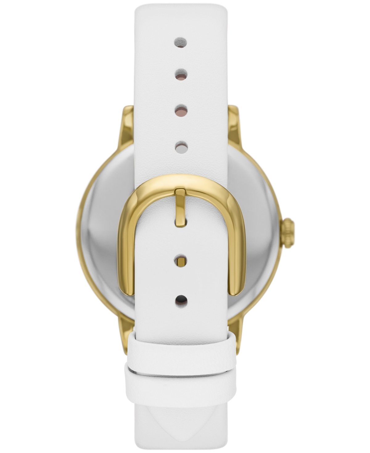 Shop Kate Spade Women's Metro White Leather Watch 34mm