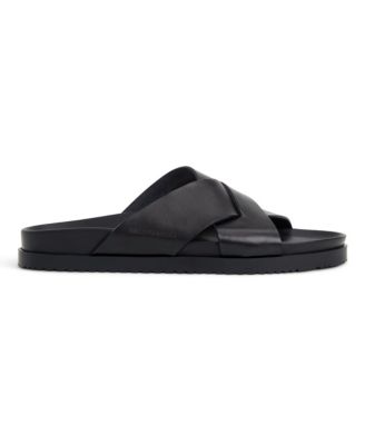 Men's Bologna Leather Crisscross Sandals