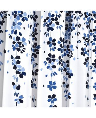 Weeping Flower Light Filtering Window Curtain Panels