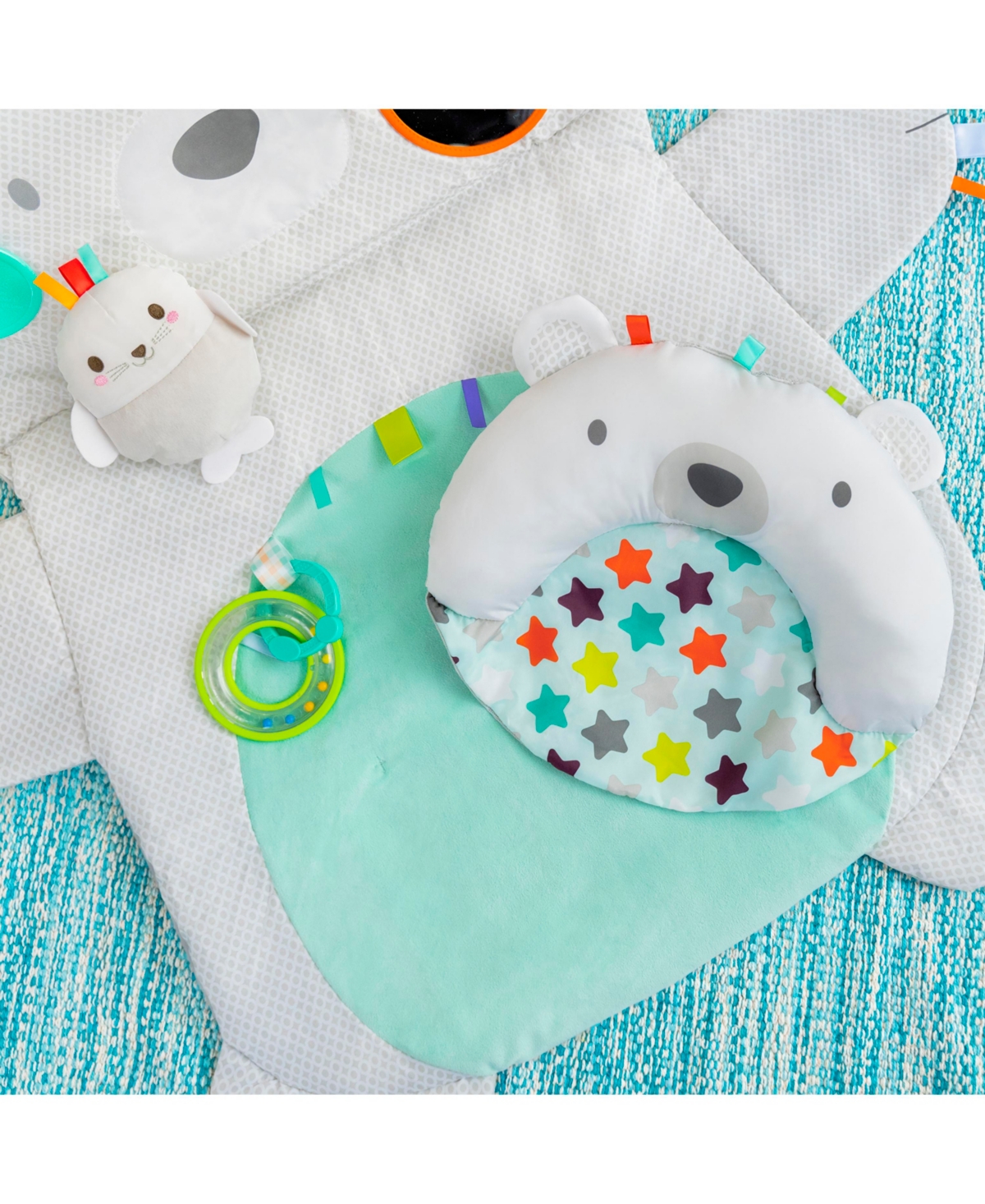 Shop Bright Starts Tummy Time Prop Play In Multi