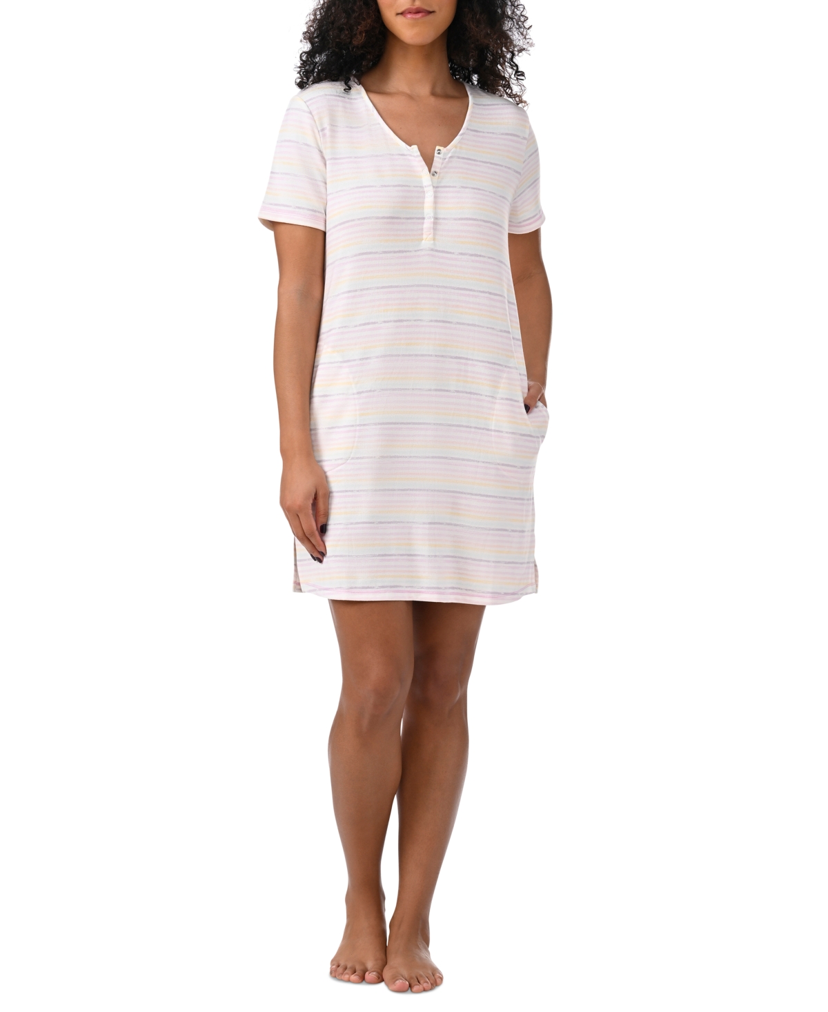 Splendid Women's Printed Short-Sleeve Sleepshirt