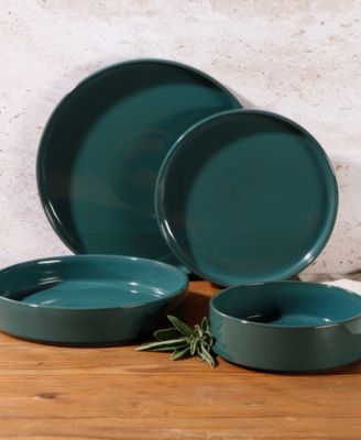 Double Bowl 16 Pc. Dinnerware Set, Service for 4