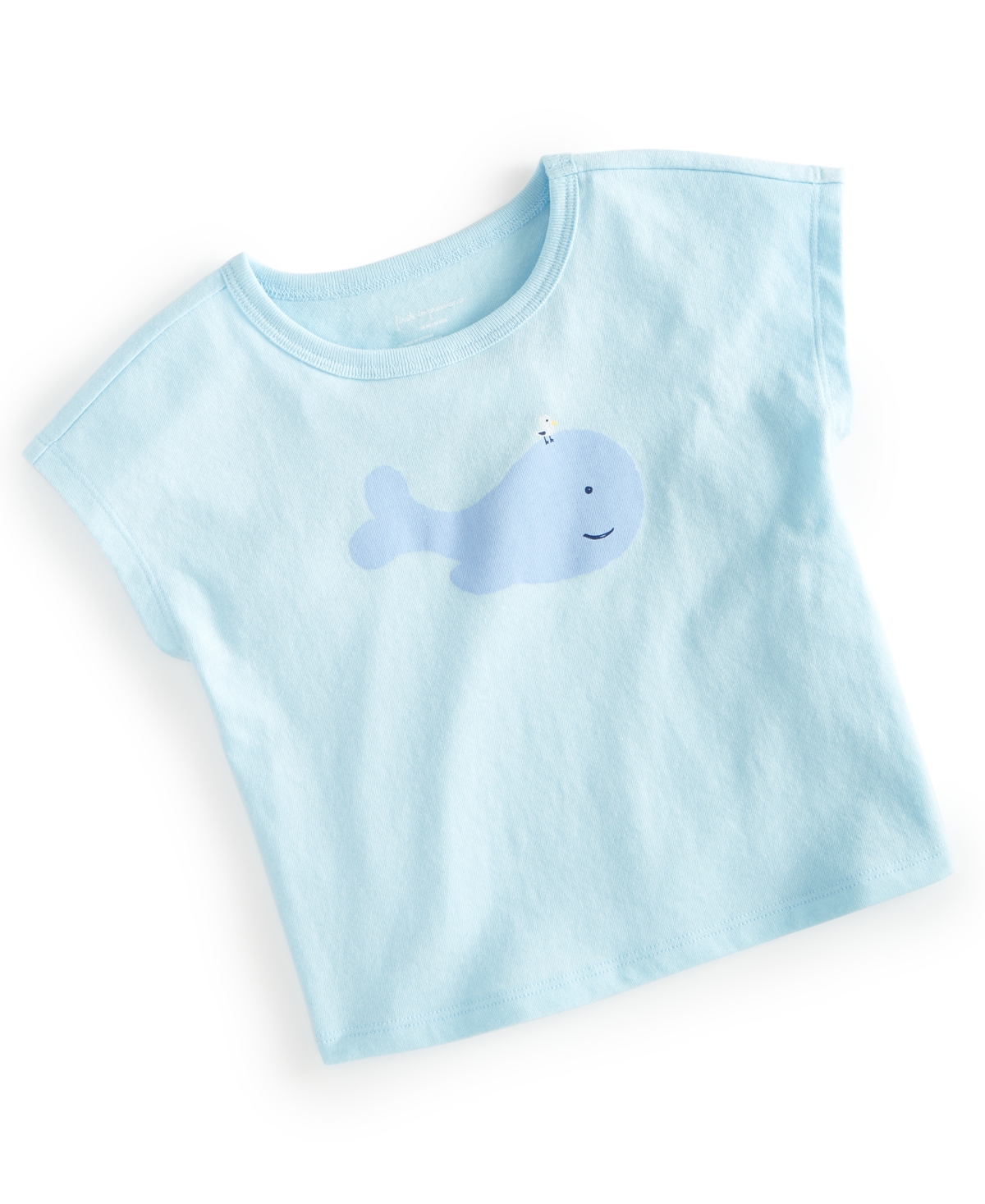 Shop First Impressions Baby Boys Swimming Whale Graphic T-shirt, Created For Macy's In Oasis Blue