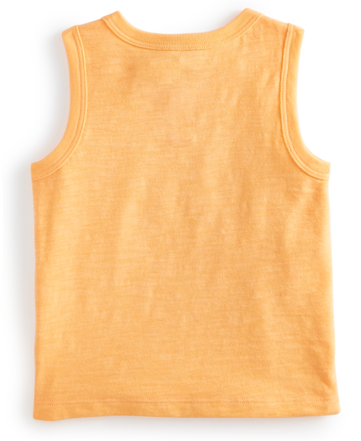 Shop First Impressions Baby Boys Solid Henley Tank Top, Created For Macy's In Melon Sorbet