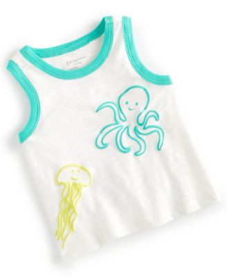 First Impressions - Baby Boys Jelling Graphic Tank Top