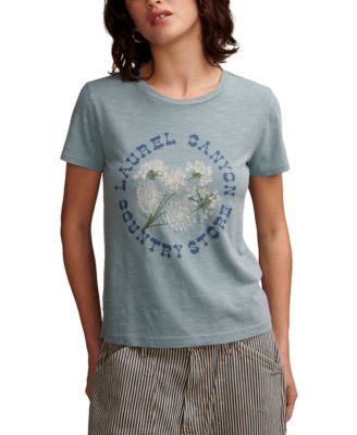 Lucky Brand - Women's Cotton Laurel Canyon Country Store Classic T-Shirt