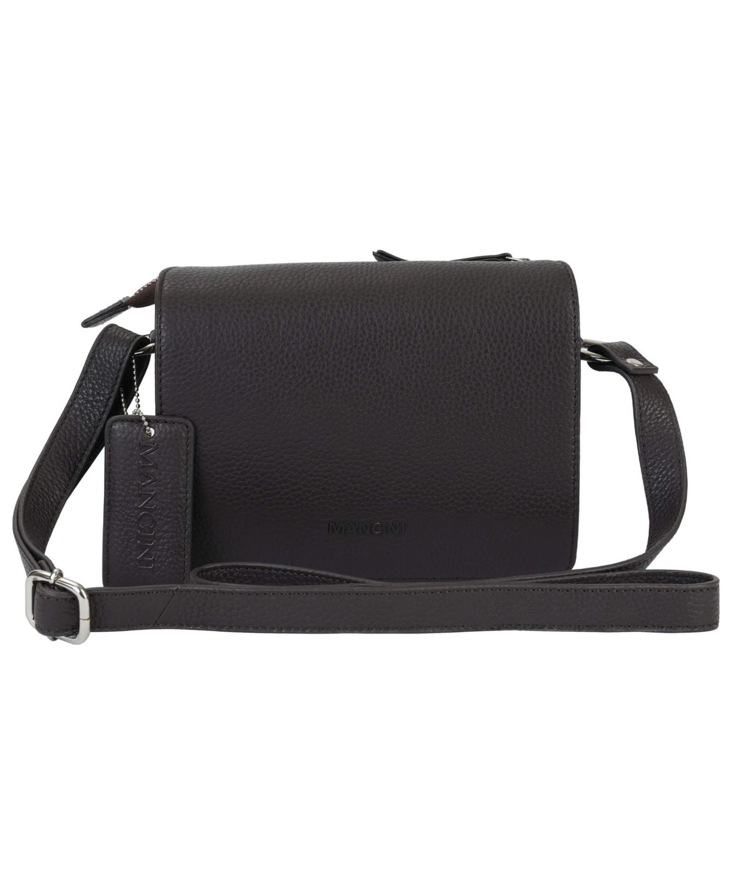 Pebble Leather Connie Crossbody Handbag