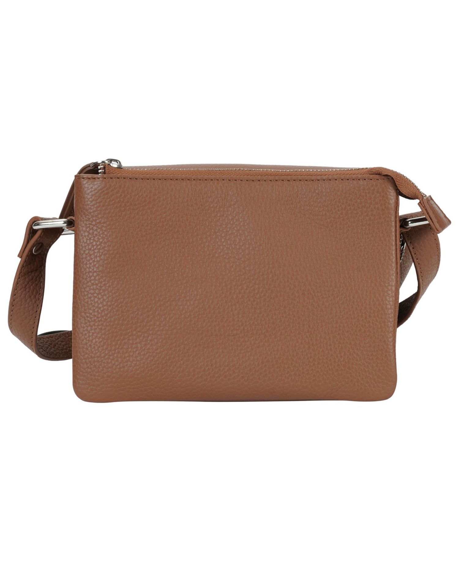 Pebble Leather Connie Crossbody Handbag