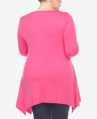 Plus Size Makayla Scoop Neck Tunic Top