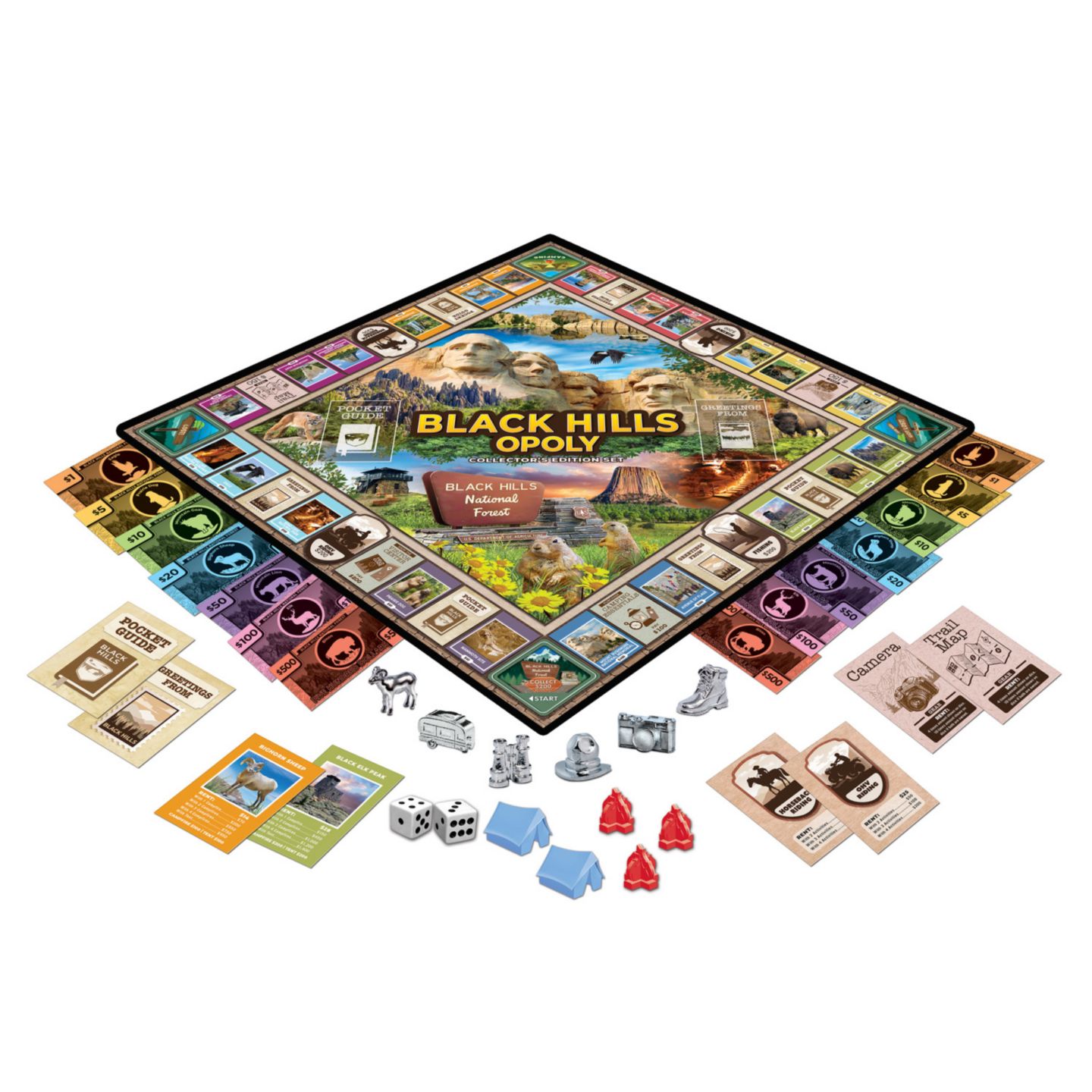 Настольная игра MasterPieces Puzzles Black Hills Opoly, от 8 лет — фото 2