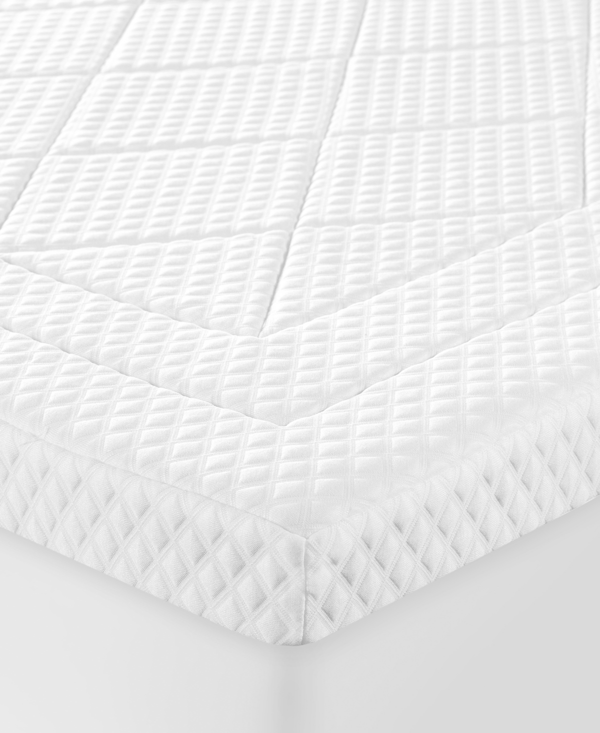 Shop Therapedic Premier 3" Deluxe Quilted Gel Memory Foam Mattress Topper, Queen, Created For Macy's In White