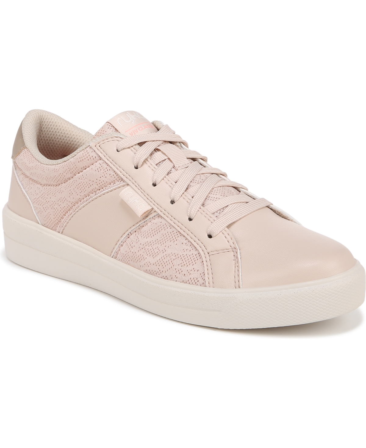 Ryka Women's Viv Classic Oxfords In Pink Faux Leather,lace