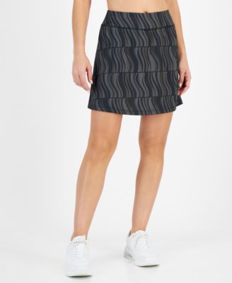 ID Ideology - Women's Geo-Print Side-Slit Skort