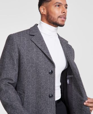 Men's Classic Fit Luxury Wool Cashmere Blend Overcoats