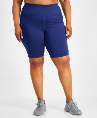 ID Ideology - Plus Size Essentials High Waist Bike Shorts