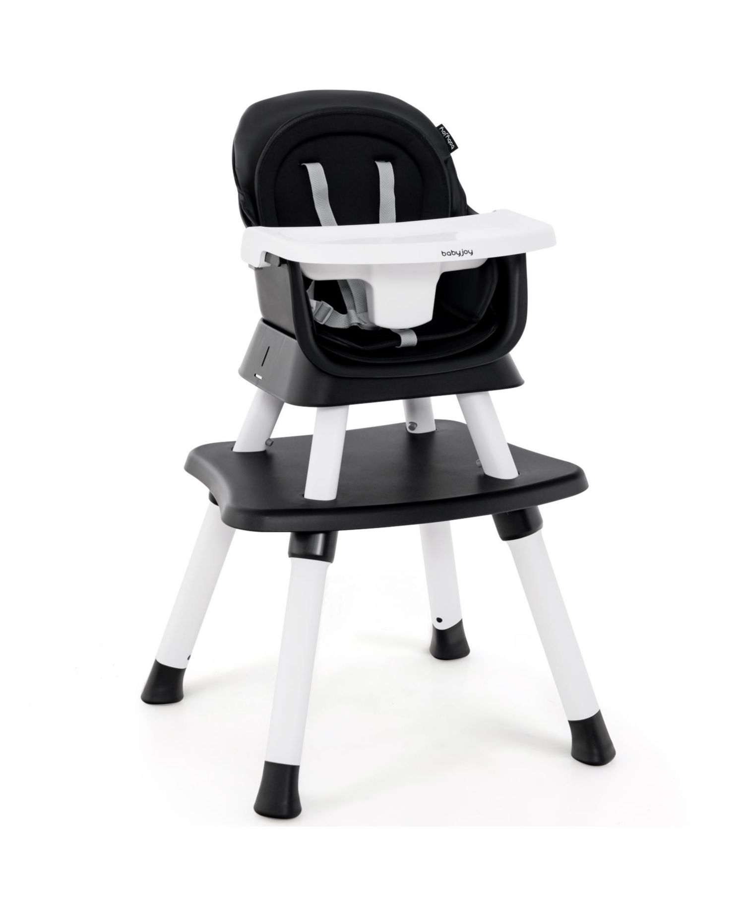 8-in-1 Convertible Baby High Chair with Adjustable Removable Tray
