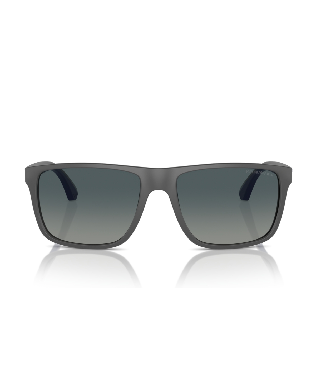 Emporio Armani Shield-frame Sunglasses In Gray