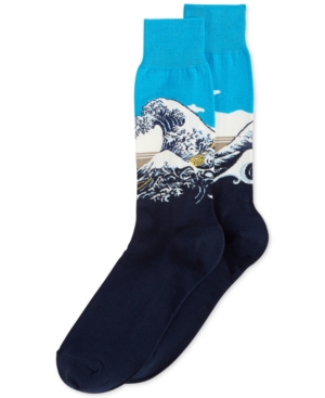 image of Hot Sox Men-s Socks, Great Wave