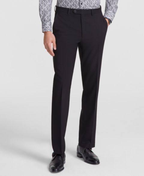 Мужские брюки Tallia Classic Fit Suit Separate Pant, цвет: Чёрный