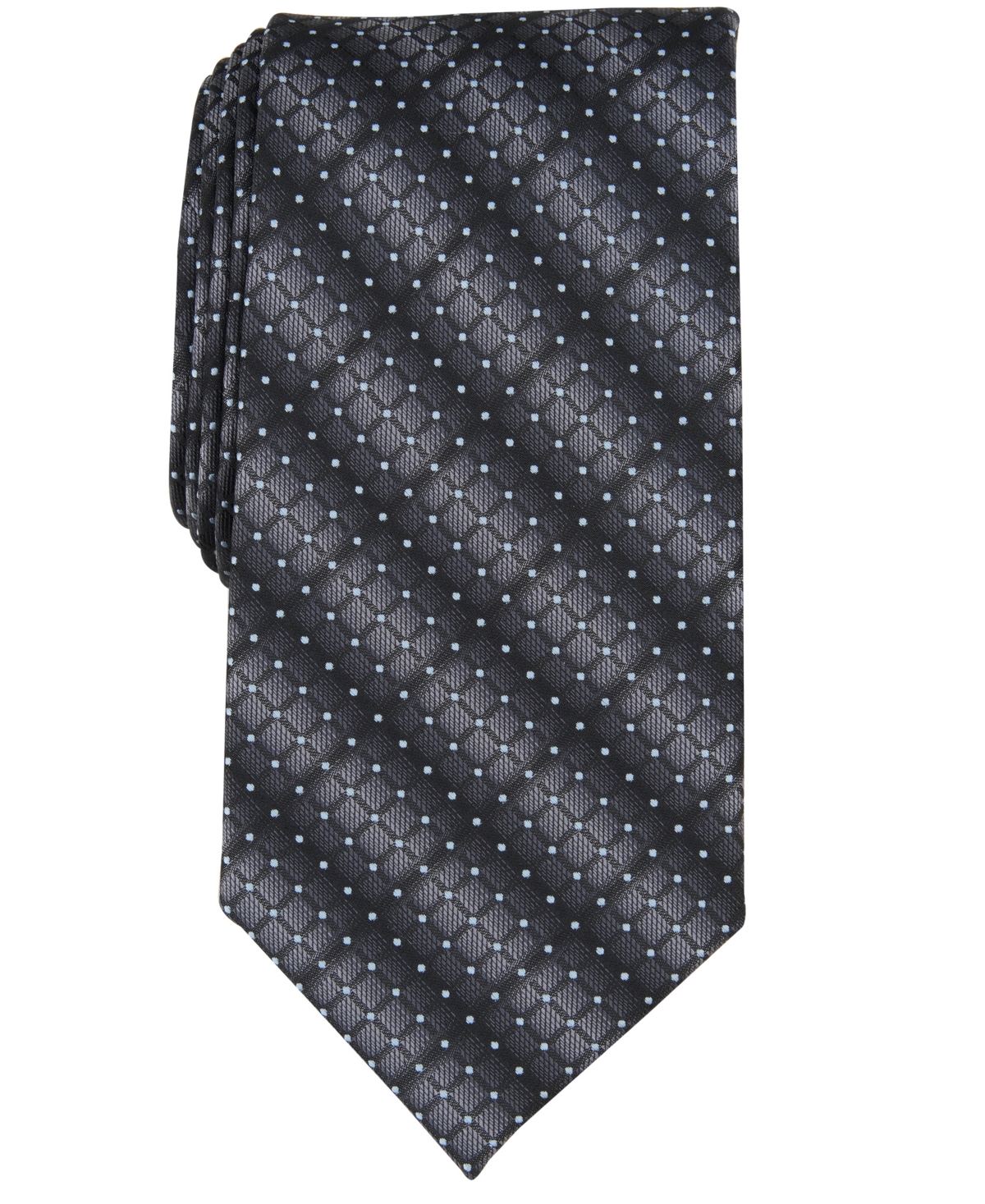 Shop Perry Ellis Men's Weaver Geometric Dot Tie In Black