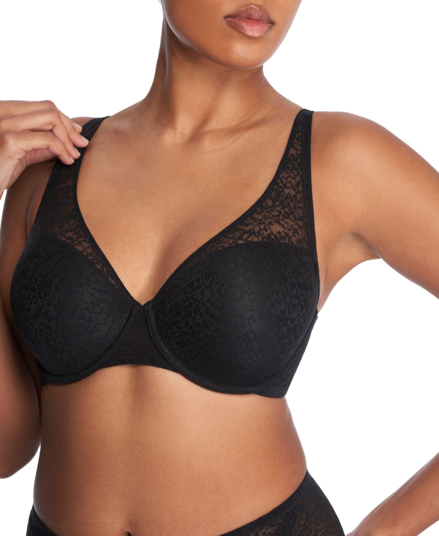 Natori Women's Pretty Smooth Full Fit Smoothing Contour Underwire 731318, цвет: Чёрный — фото 13