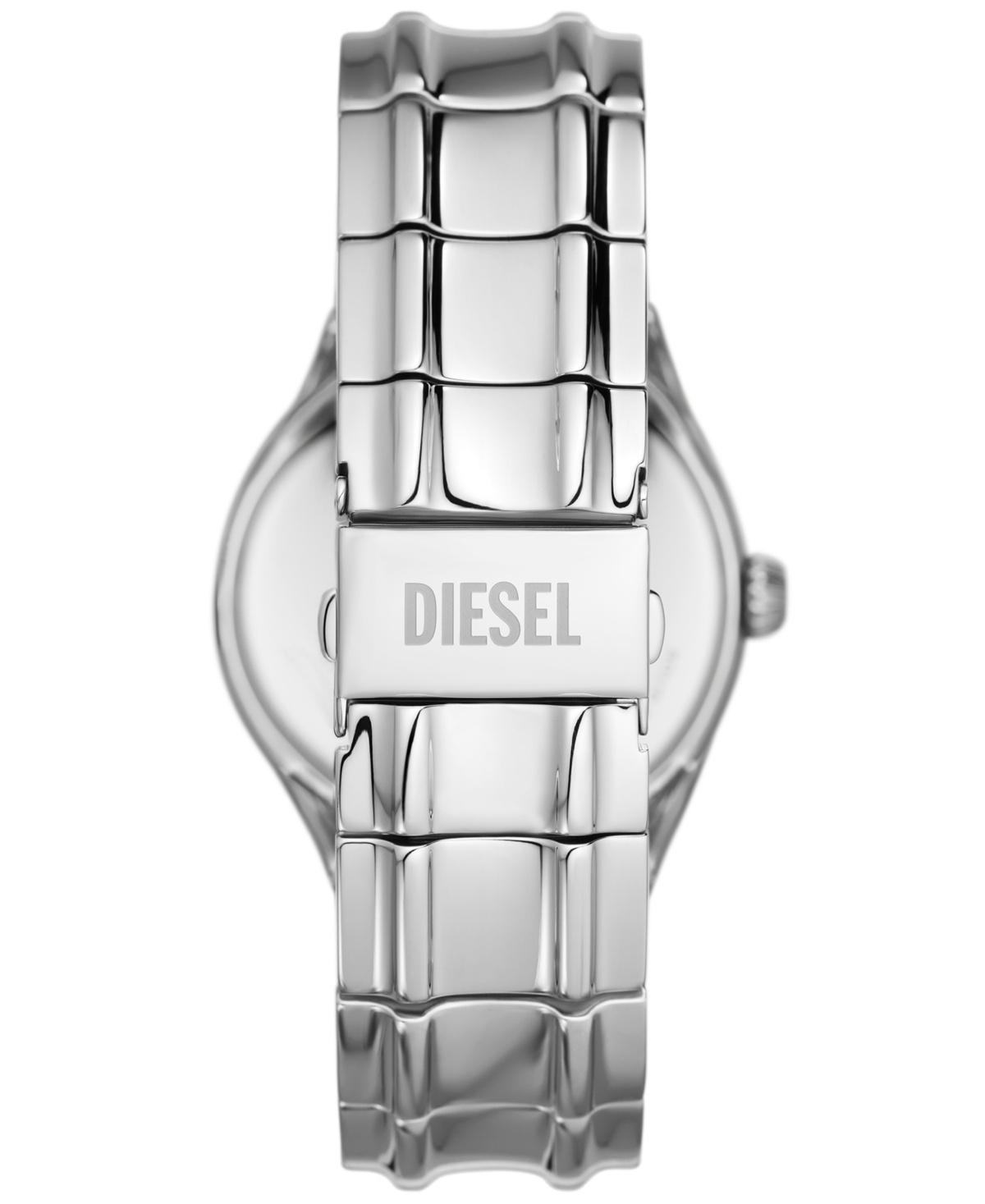 Diesel Men's Streamline Three Hand Silver-tone Stainless Steel Watch 44mm In Silver