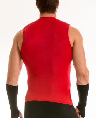 Men's Activewear Hi-Neck Sleeveless Crewneck T-shirt