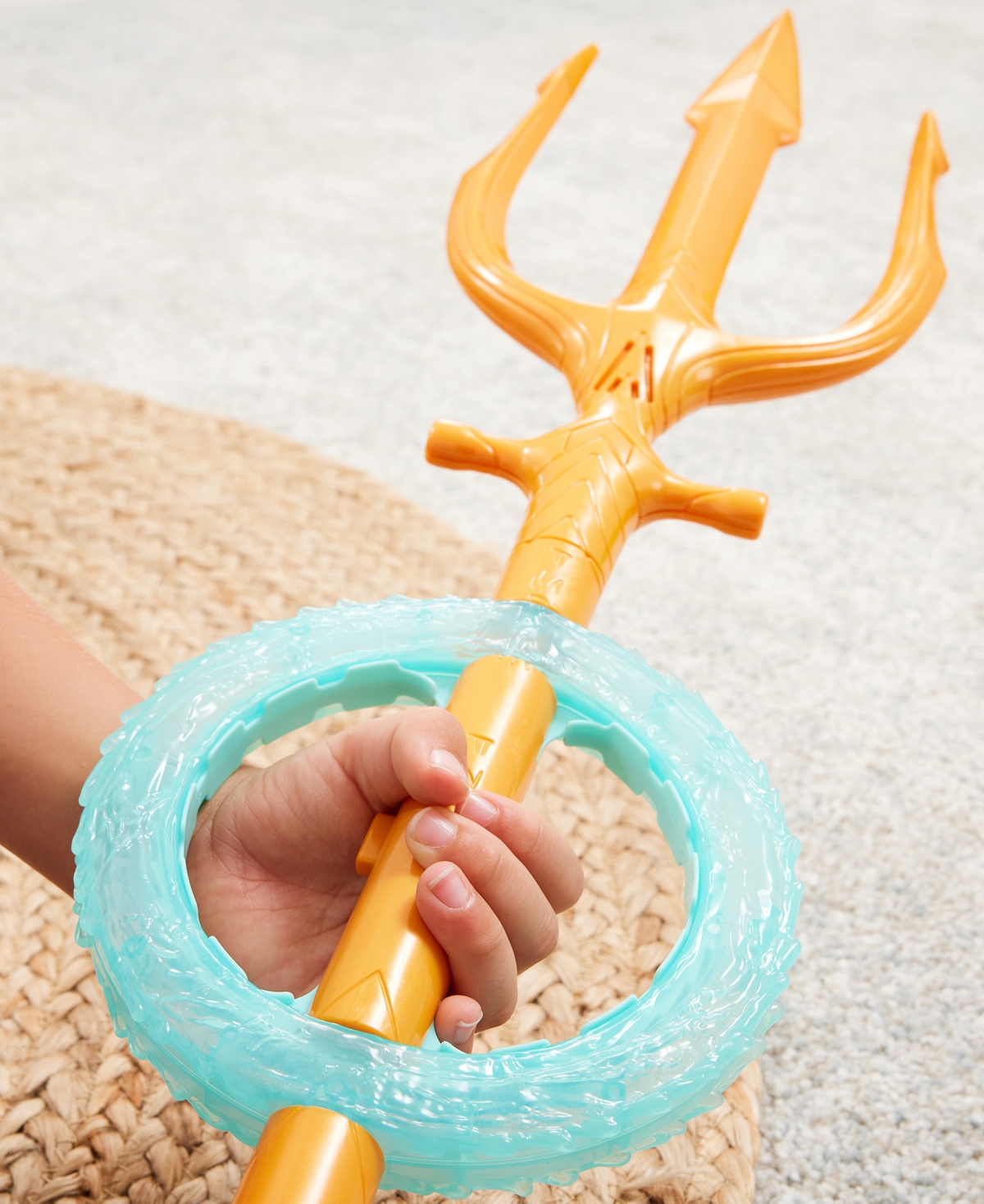 Aquaman Spinning Trident, 35" Interactive Toy With Lights And Sounds, Movie-styling In Multi-color