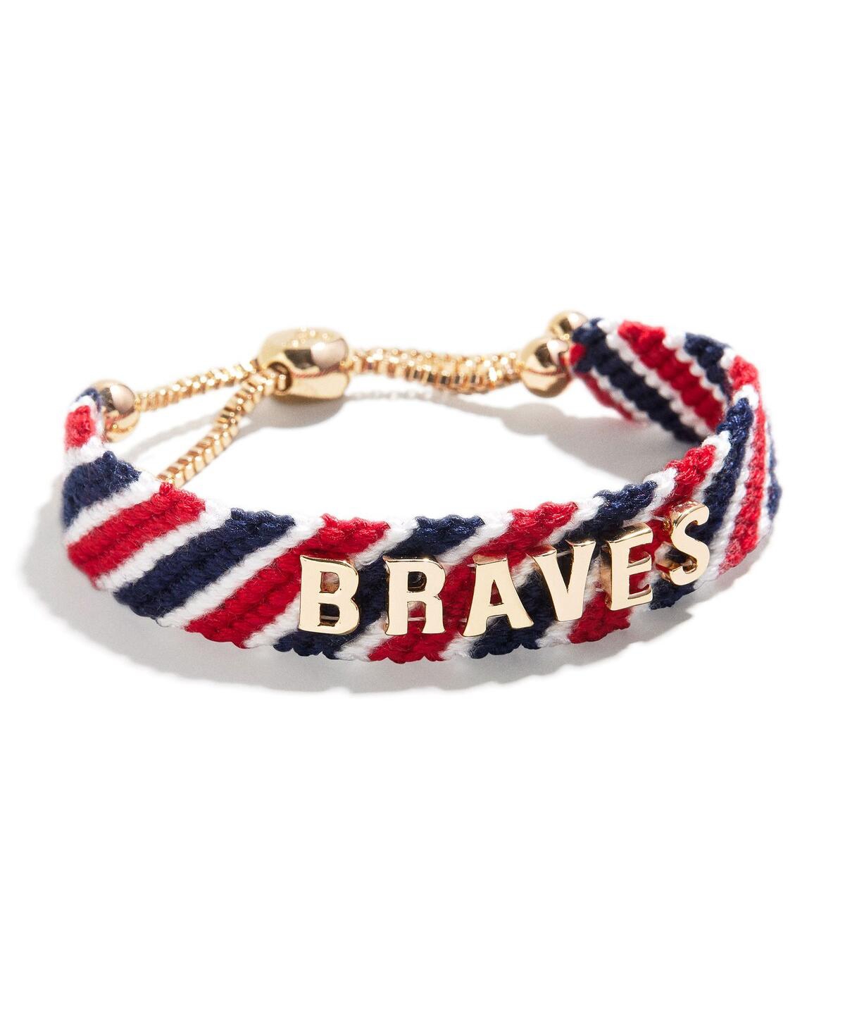 Women's Baublebar Atlanta Braves Woven Friendship Bracelet - Navy